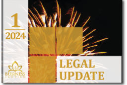 Legal Update 01/2024